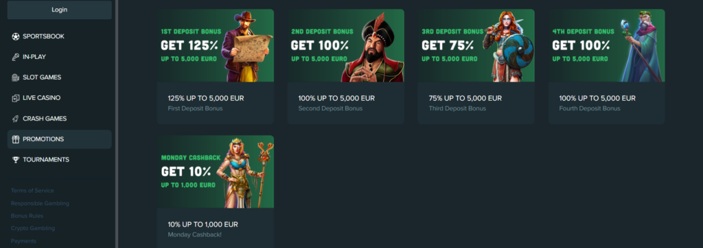 Bonuses You Can Get with DouBetz Crypto Casino