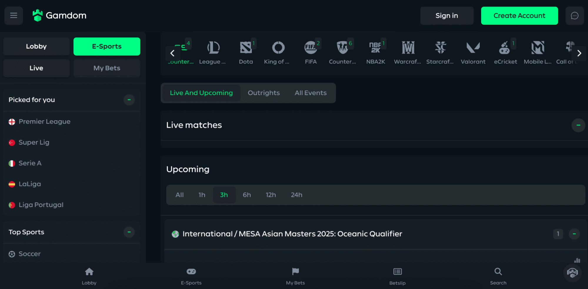 How to bet on Gamdom